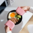 thumbnail image 6 of Conditiclusy Oven Mitts Heat Resistant Non-Slip Silicone BBQ Tray Heat Insulation Glove Cooking Tool, 6 of 7