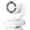 White, variant on Portable Clip on Fan Rechargeable Mini 5 Speeds 1200mAh USB Fan for Neck Backpack Bike Outdoor Travel Home OfficeBlue