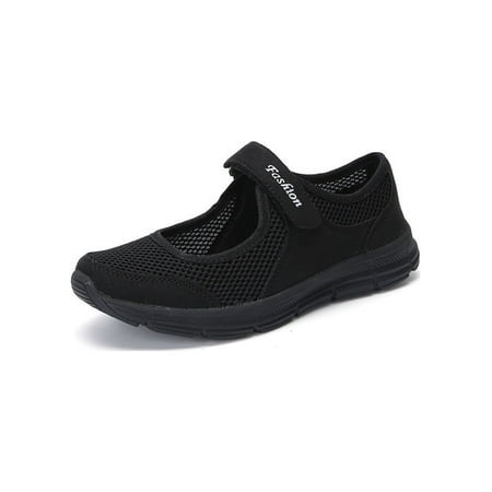 

Omagie Women s Comfortable Slip-On Mary Jane Shoes Black 11