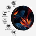 thumbnail image 4 of Motif Fleur Strelitzia Coloré Polyester Universel Housse de Roue de Rechange pour Remorque RV SUV Camion Campeur, 4 of 5
