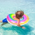 thumbnail image 1 of Anillo de natación inflable HUOGUO Rainbow para niños, 1 of 5