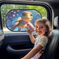thumbnail image 3 of Yuyamidu Sea Turtle Sun Shade for Car Window Baby 2 Pack Car Window Shades for Side Window Heart Sunshade for Car Back Window Foldable Backseat Sun Visor for Car SUV Truck, 3 of 7
