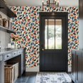 thumbnail image 3 of Peel and Stick Wallpaper 17.7in x 9.8ft Retro Floral Berries Blue Leaves Contact Paper Vinyl Self-Adhesive Removable Wall Paper for Bedroom Nursery Bathroom Renter Friendly, 3 of 8