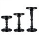 thumbnail image 1 of Candelabro de columna negro, serie de 3 piezas, candelabro de metal, excelente decoración para la fiesta de cumpleaños de la boda familiar, 1 of 5