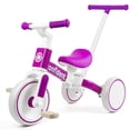 thumbnail image 1 of Triciclo XIAPIA 5 en 1 para 1 a 5 años con pedal extraíble, color morado, 1 of 7