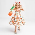 thumbnail image 6 of Odeerbi Girls Dress Baby Girls Clothes Children Gauze Skirt Festival Masquerade Dress White, 6 of 9