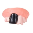 thumbnail image 5 of 10 piezas de colmillos de vampiro falsos feos para Halloween, decoración de Halloween, disfraz temático, fiesta, favores, dentadura de vampiro, 5 of 5