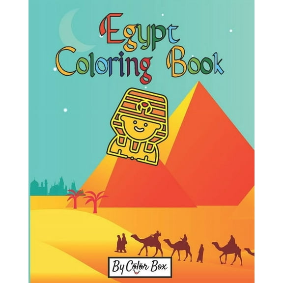 Kids Egypt Activity Book Egypt Coloring Book: Gods of Ancient Egypt, Fun Ancient History Activity Coloring Book For Kids And Adult, Book 1, (Paperback)