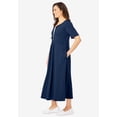 thumbnail image 3 of Woman Within Plus Size Layered Knit Empire Dress, 3 of 5