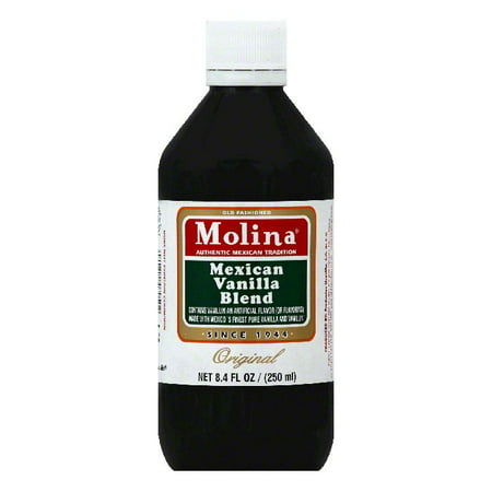 Molina Original Mexican Vanilla Blend, 8.4 OZ (Pack of (Best Mexican Vanilla Brands)