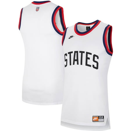 UPC 193654596811 product image for Men s Nike White US Soccer Basketball Jersey | upcitemdb.com