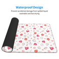 thumbnail image 4 of Balery Red Coral And Scallop Seashell Mouse Pad ,15.8x29.5 In Large Gaming Mouse Pad Desk Mat Long Non-Slip Rubber Stitched Edges,Waterproof Mousepad Desk Mat For Gamer Office Home, 4 of 9