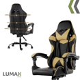 thumbnail image 2 of Silla Gamer Consola Ergonómica Reclinable Respaldo Alto dorado Lumax Gamer ZGS-955-SA, 2 of 7