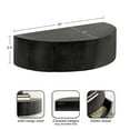 thumbnail image 3 of Kate and Laurel Reid Modern Wooden Floating Side Table with Drawer for Storage and Functionality, 20x11x6, Black, 3 of 10