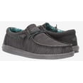 thumbnail image 3 of Hey Dude Mens Charcoal Wally Sox Casual Shoe, 3 of 7