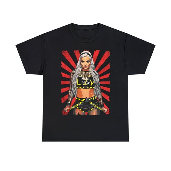 Liv Morgan Watch Me Starburst Black T-shirt