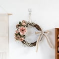 thumbnail image 4 of 2026 Upgraded Artificial Floral Wreath, Spring Flower Swag Greenery Wreath for Front Door Wall Party Home Kitchen Decor 16x13inch A, 4 of 6