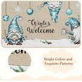 thumbnail image 6 of Welcome Winter Door Mat, Non Slip Funny Gnomes Entrance Mats Christmas Winter Snowflake Home Decor 30 x 17 Inch Rubber Kitchen Doormat for Xmas Holiday Entryway Front Porch Farmhouse Decoration, 6 of 6