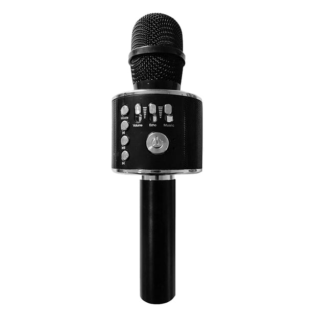 Micrófono Inalámbrico Live Streaming Karaoke Micrófono Recargable Portátil Altavoz Reproductor, Negro Sweethay EL001224-03B