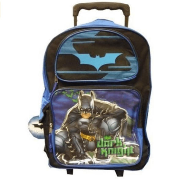 batman rolling backpack