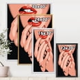 thumbnail image 4 of Designart 'Portrai Of A Young Modern Girl' Modern Framed Canvas Wall Art Print, 4 of 5