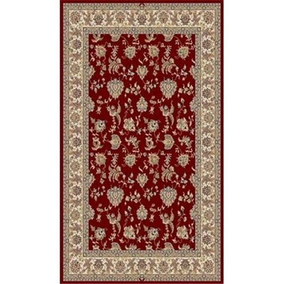 Brilliant Rectangular Rug, Red - 7 ft. 10 in. x 11 ft. 2 in.