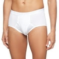 thumbnail image 2 of Hanes Mens No Ride up Briefs with Comfort Flex Waistband 6 pack (White, XX-Large), 2 of 4