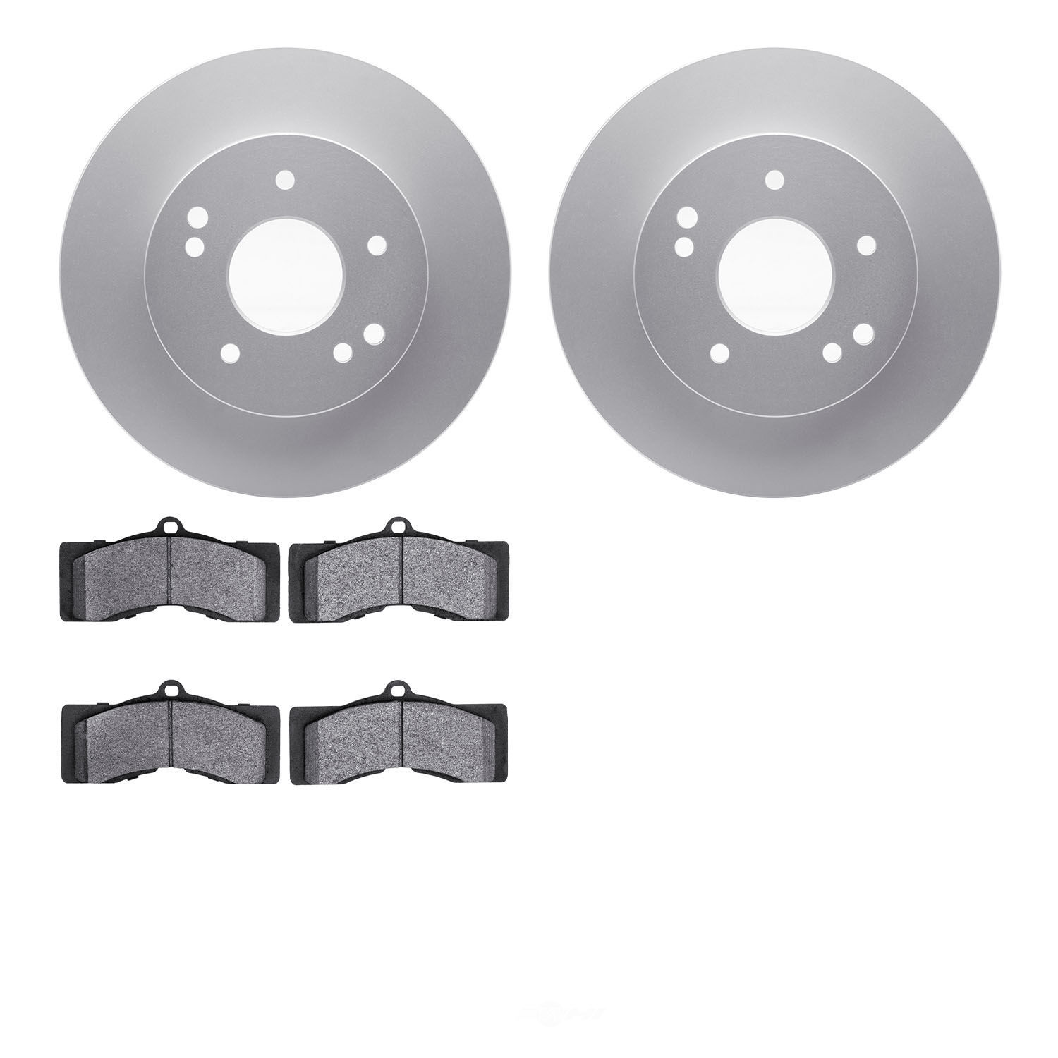 Dynamic Friction Company 4202-47035 DFC Geospec Rotors with Heavy Duty Brake Pads