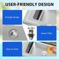 thumbnail image 4 of AOILE Free Standing Stainless Steel Sink, Utility Sink with Faucet & Storage Shelf for Kitchen, Garage, 4 of 5