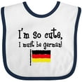 thumbnail image 3 of Inktastic So Cute German Boys or Girls Baby Bib, 3 of 4