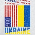 thumbnail image 3 of CafePress - I Stand With Ukraine Support Ukrainian Sweatshirt - Crew Neck Sweatshirt, 3 of 4