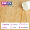 thumbnail image 4 of luxury vinyl sheet flooring 3.28 ft*16.4 ft roll UV layer PVC flooring planks  for Bathroom Living Room Kitchen 1.6mm thickness, 4 of 9