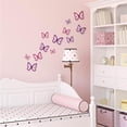 thumbnail image 2 of Mariposas 3D Para Pared Better Place Morado Rosa 12 Piezas 1, 2 of 3