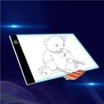 thumbnail image 3 of Tablero De Copia De Trazado De Artesanía Led Regulable A4, Caja De Luz, Tablero De Dibujo Led, Brillo De 3 Niveles Para Dibujo, Diseño De Bocetos Inevent EL012453-00, 3 of 6