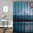 thumbnail image 2 of Fenyluxe Snow Mountain Lake Printed Shower Curtain Decor Waterproof Bathroom Curtain with Hooks for Bathroom, Chic Modern Style, Various Sizes 36x72, 2 of 7