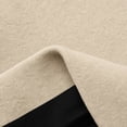 thumbnail image 5 of Girls Hooded Wool Blend Coat Mid-Length, Long Sleeve Single Breasted Fall Winter Peacoat Trench Jacket with Pockets, Beige 7-8 Years, 5 of 6