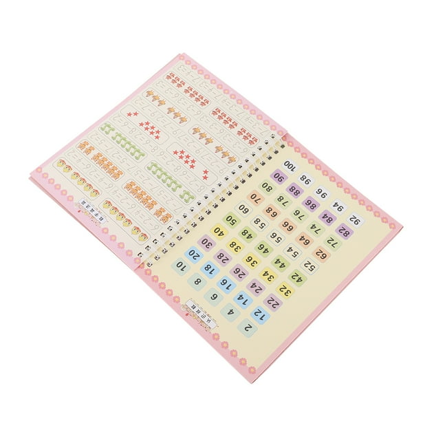 Methold 4 unids/set cuaderno de escritura a mano libro de práctica de caligrafía preescolar suministros educativos para estudiantes y niños Suministros de escritura y corrección
