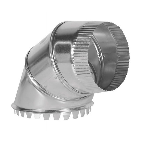 Imperial Manufacturing Group Round Duct Adjustable Take-Off - 6 In, Steel, 30 Ga