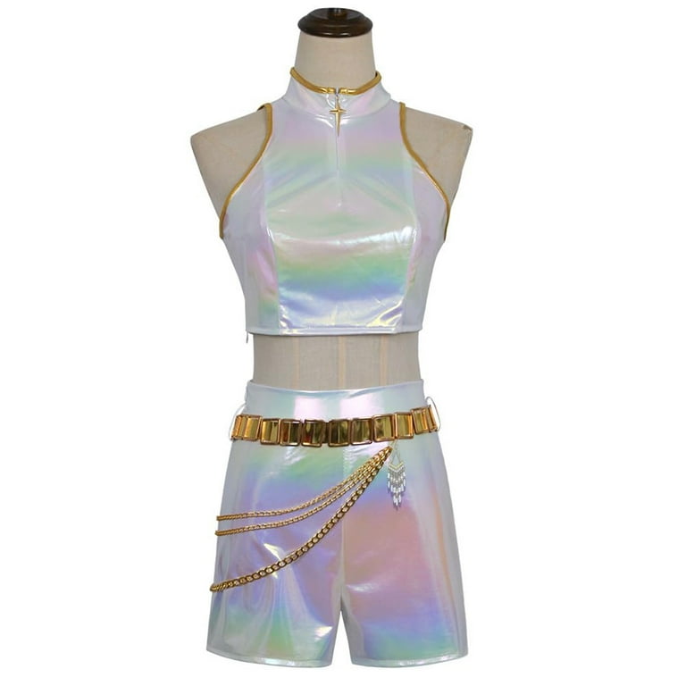 Girls Pop Singer Outfit Set for Pendant Dance Stage Party Theme