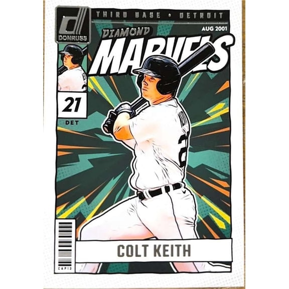 2024 Donruss Diamond Marvels Baseball Card #20 Colt Keith Detroit Tigers Near Mint Detroit Tigers MLB BASEBALL Trading Card