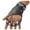 left hand black-3, variant on Fashion Men Women Hip-hop Non-mainstream Half-finger Gloves Chain Ring Genuine Leather Punk Rivet Gloves Rings