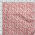 thumbnail image 4 of oneOone Cotton Flex Red Fabric Florals Craft Projects Decor Fabric Printed By The Yard 40 Inch Wide, 4 of 5