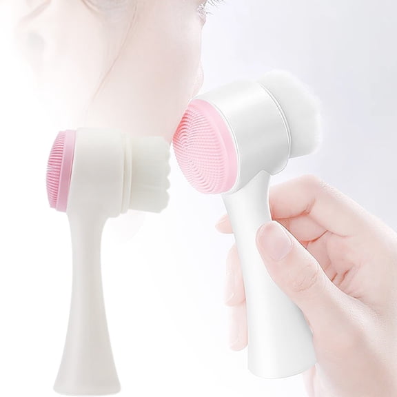 Facial Cleansing Brush Action Face Scrubber Tool For Deep Pore Cleansing And Gentle Exfoliating Skin Care Routine
