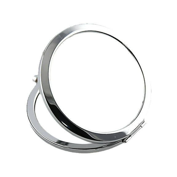 XIBUFE Hand Mirror,High-Quality Travel Makeup Mirror,Silver