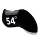 thumbnail image 2 of Manga del protector de la cubierta de la cubierta de la cabeza del 54 gra Negro Sunnimix Cubierta de la cabeza del hierro del golf, 2 of 7