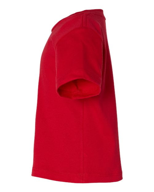 BELLA+CANVAS Toddler Short Sleeve Personalized T-Shirt, Create your own Designs, Red, 4T, Unisex