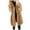 Khaki, variant on Winter Coats for Women,Warm Thick Faux Fur Coat Big Hooded Parka Overcoat Plus Size Long Sleeve Open Front Fluffy Windbreaker Jacket S - 5XL