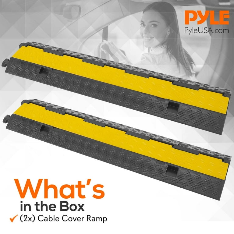 Cable / Wire Cover Ramp Track – Pyle USA