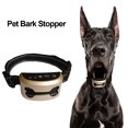 thumbnail image 1 of Collar de perro ultrasónico sin ladridos supresor de ladridos para cachorro dorado, 1 of 5