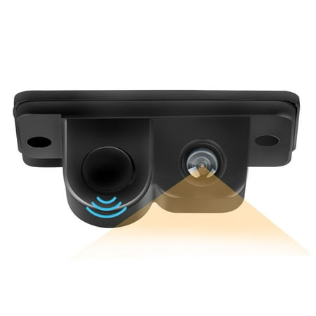 Auto Parking Sensor - Night Vision 2 in 1 Car SUV Reverse Parking Radar Auto Rear View Backup 170 Degree Wide Viewing Angle Sensor Camera Kit